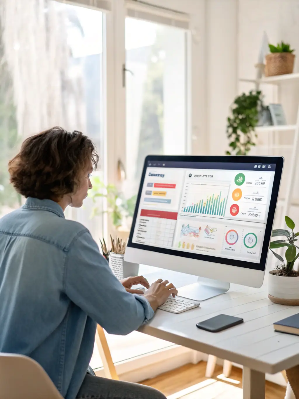 A vibrant image displaying the 10Web Automated WordPress Hosting dashboard, emphasizing its user-friendly interface and comprehensive server management tools.